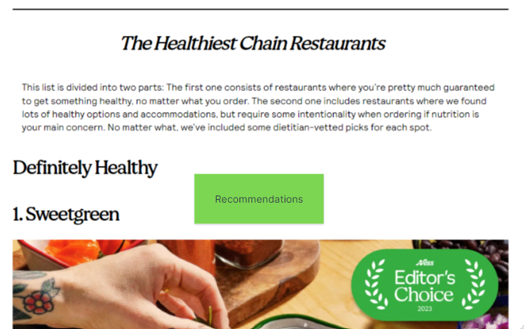 the healthiest chain restaurants by nesswell blog