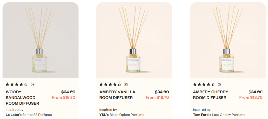 dossier diffusers product